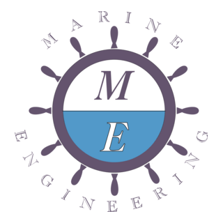 Marine Engineering Logo PNG Vector