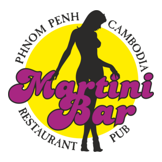 Martini Bar Logo PNG Vector