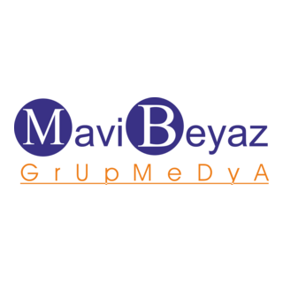 Mavi Beyaz Grup Medya Logo PNG Vector
