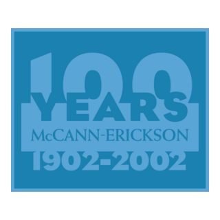 McCann-Erickson 100 Years Logo PNG Vector