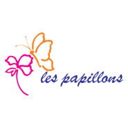 Les Papillons Logo PNG Vector