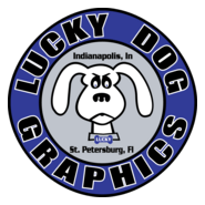 Lucky Dog Graphics Logo PNG Vector