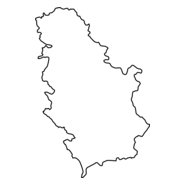 Map of Serbia Logo PNG Vector