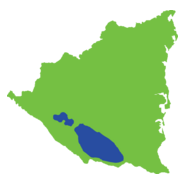 Mapa Nicaragua Logo PNG Vector