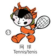 Mascota pekin 2008 (Tenis) - Beijing 2008 (Tennis) Logo PNG Vector