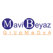 Mavi Beyaz Grup Medya Logo PNG Vector