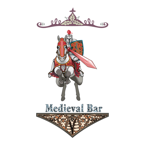 Medieval Bar Logo PNG Vector