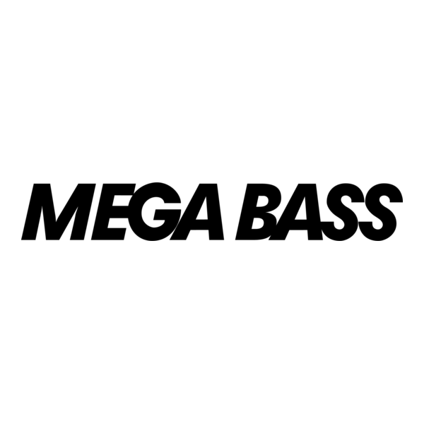 Mega Bass Logo PNG Vector