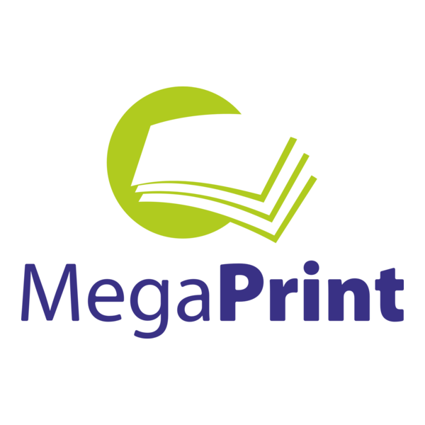 Mega Print Logo PNG Vector
