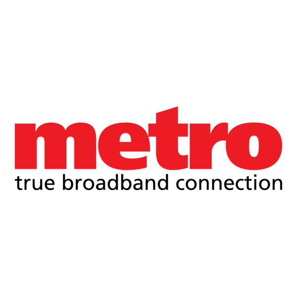 Metro - true broadband connection Logo PNG Vector