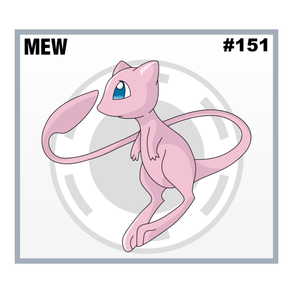 Mew - Pokemon Logo PNG Vector