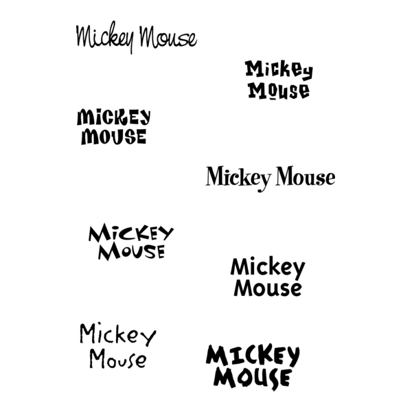 Mickey Mouse Logo PNG Vector