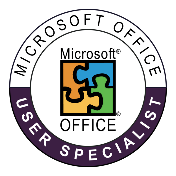 Microsoft Office User Specialist Logo PNG Vector