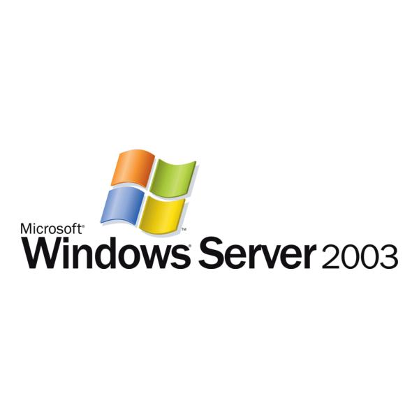 Microsoft Windows Server 2003 Logo PNG Vector