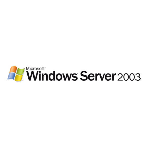 Microsoft Windows Server 2003 Logo PNG Vector
