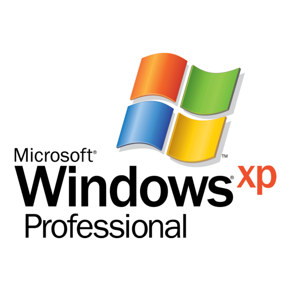 Microsoft Windows XP Professional Logo PNG Vector