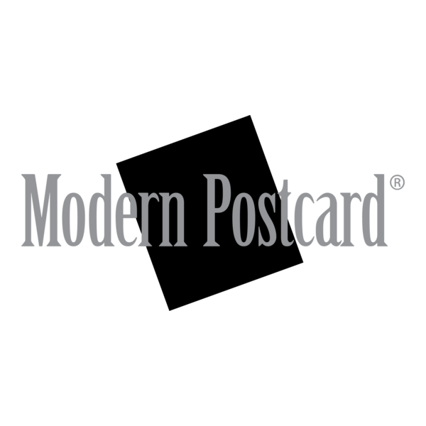 Modern Postcard Logo PNG Vector