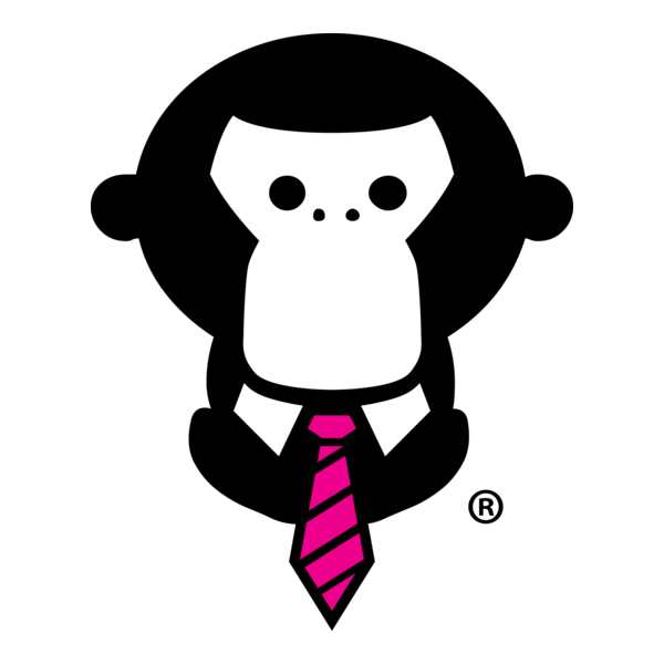Monkey Town Gorilla Logo PNG Vector