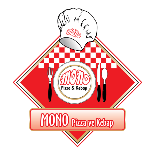 mono pizza Logo PNG Vector
