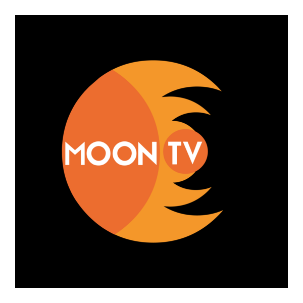 Moon TV Logo PNG Vector
