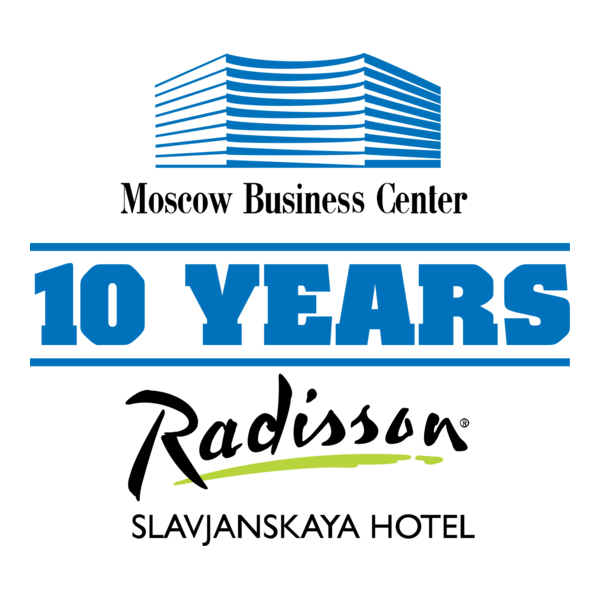 Moscow Business Center 10 Years Logo PNG Vector