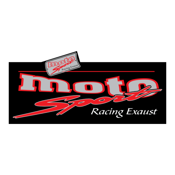 Moto Sport Racing Exaust Logo PNG Vector