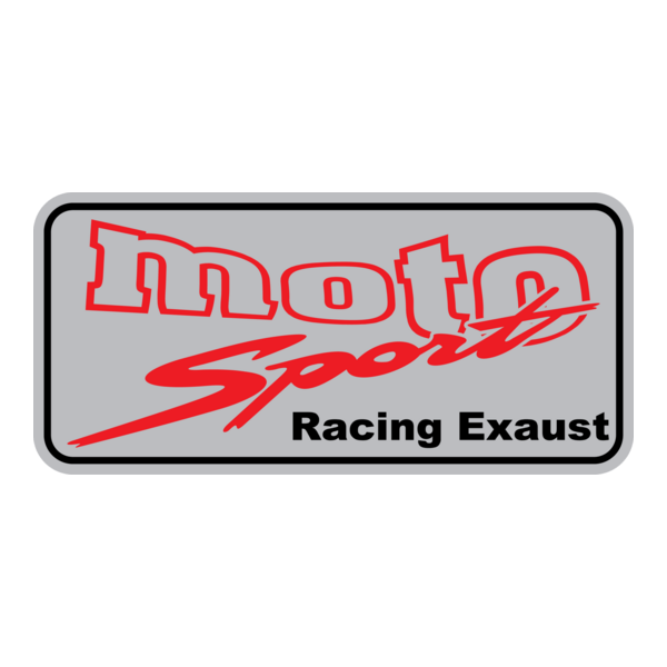 Moto Sport Racing Exaust Logo PNG Vector
