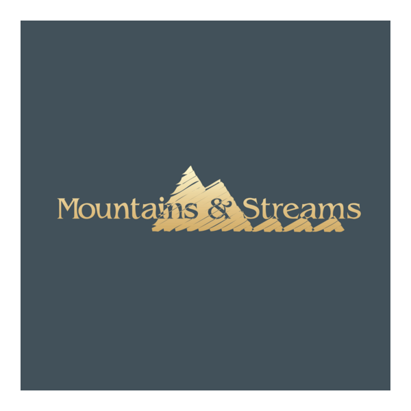 Mountains & Streams Logo PNG Vector