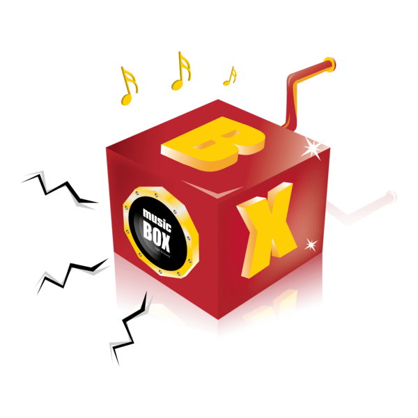 Music Box Logo PNG Vector