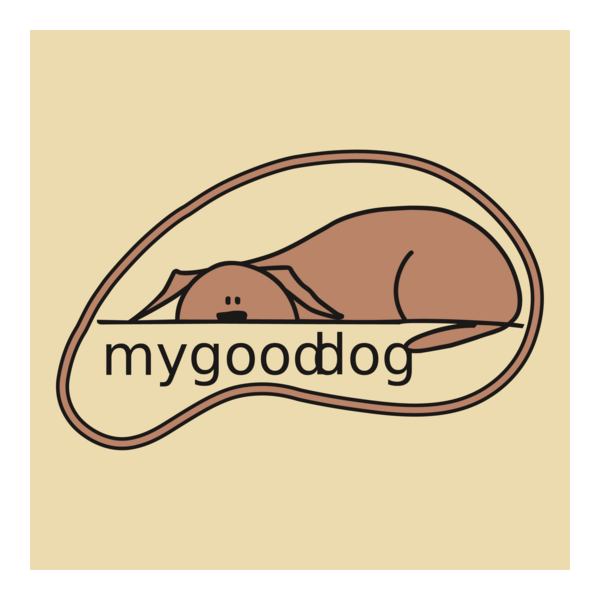 My Good Dog Logo PNG Vector