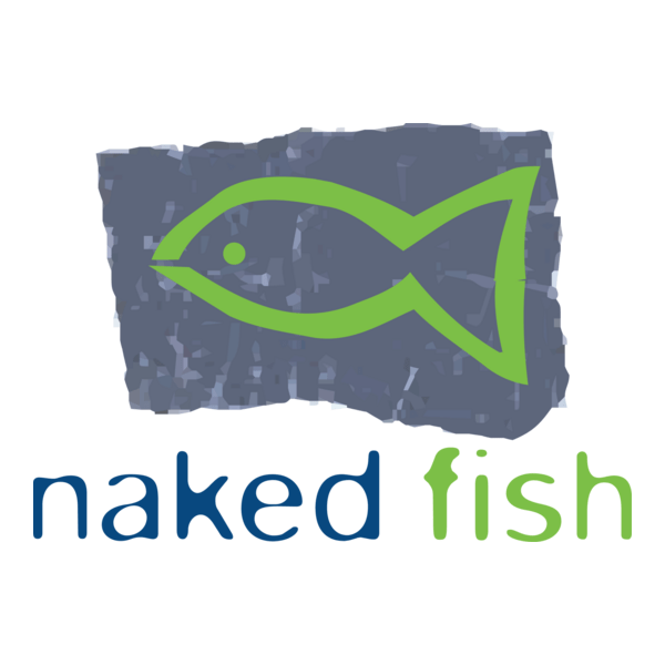 Naked Fish Logo PNG Vector