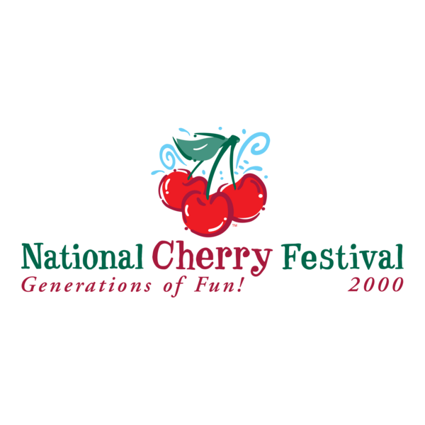 National Cherry Festival Logo PNG Vector