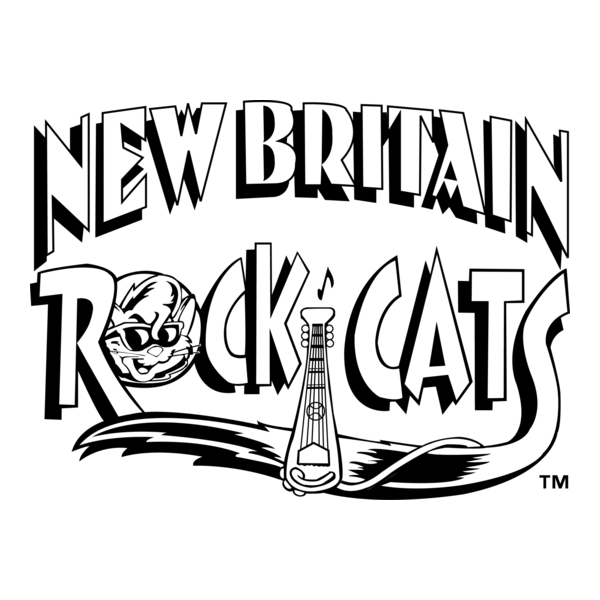 New Britain Rock Cats Logo PNG Vector