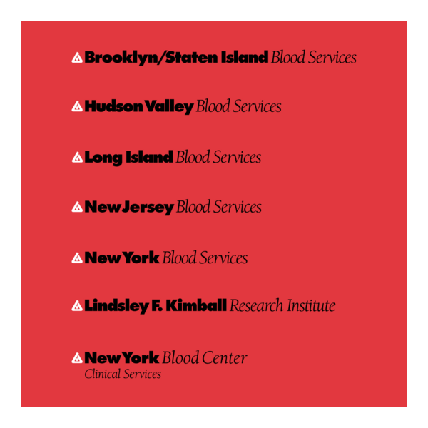 New York Blood Center Logo PNG Vector