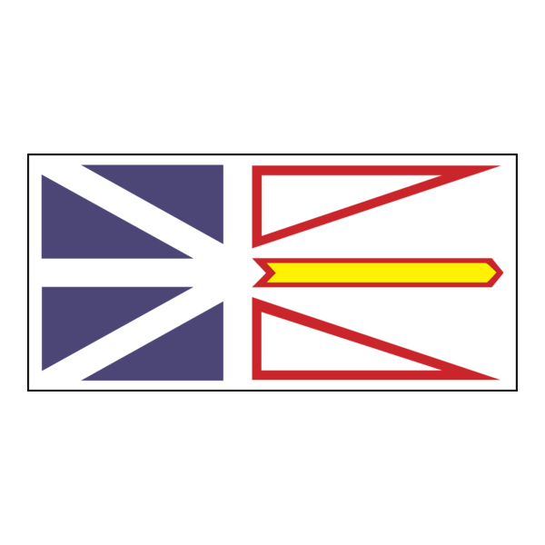 Newfoundland and Labrador Flag Logo PNG Vector