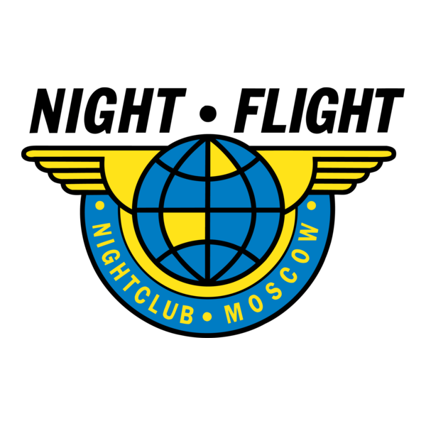 Night Flight Logo PNG Vector