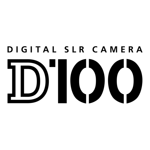 Nikon D100 Logo PNG Vector