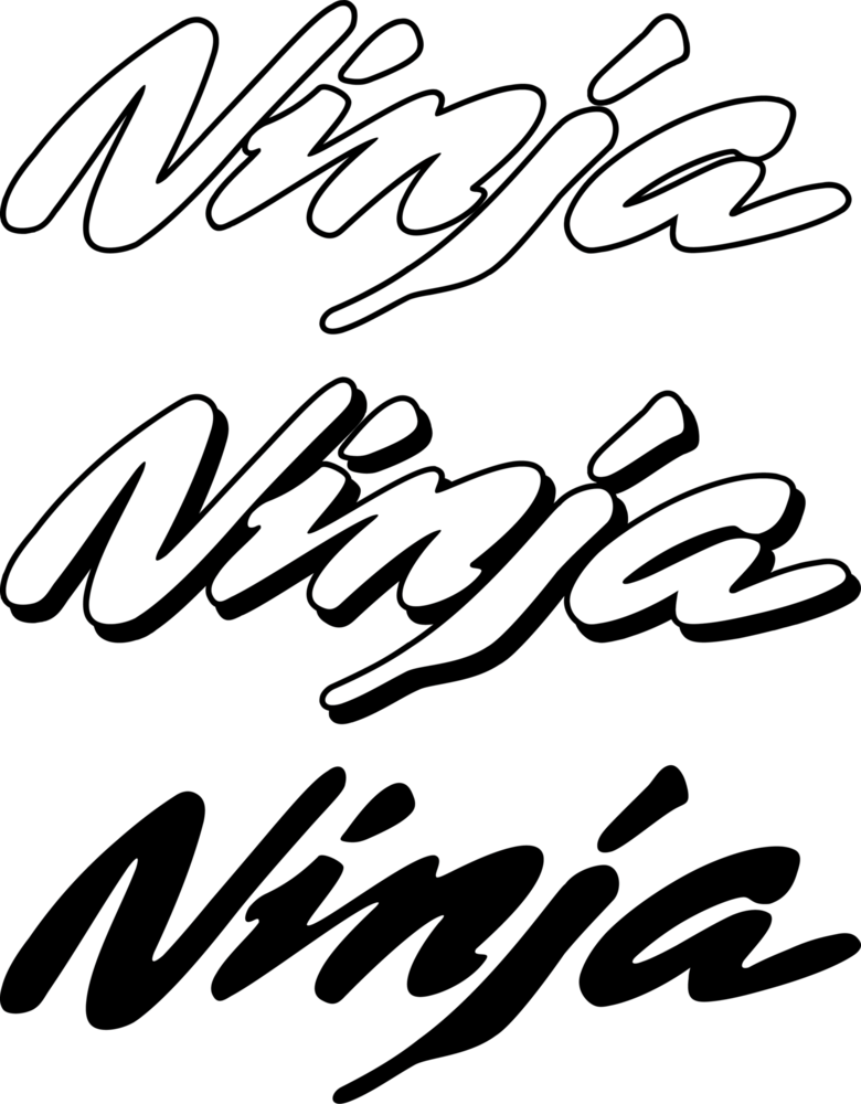 Ninja Logo PNG Vector