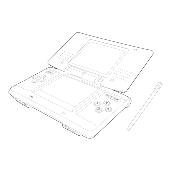 Nintendo DS Drawing Logo PNG Vector