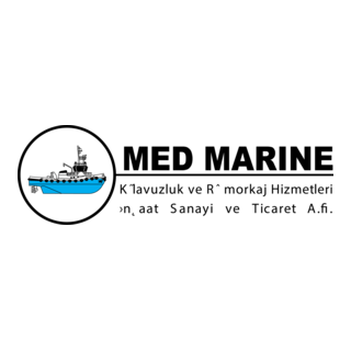 Med Marine Logo PNG Vector