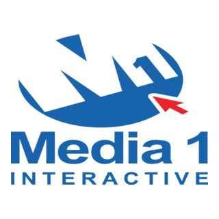 Media 1 Interactive Logo PNG Vector