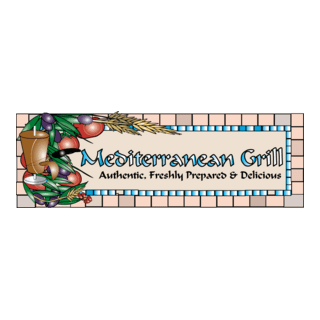 Mediterranean Grill Logo PNG Vector