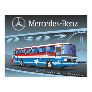 MERCEDES 0302 EL CLASICO Logo PNG Vector