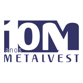 Metalvest 10 Anos Logo PNG Vector