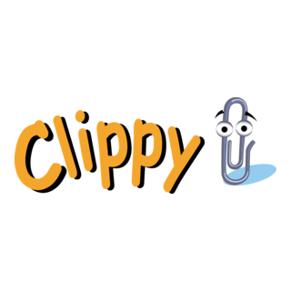 Microsoft Clippy Logo PNG Vector