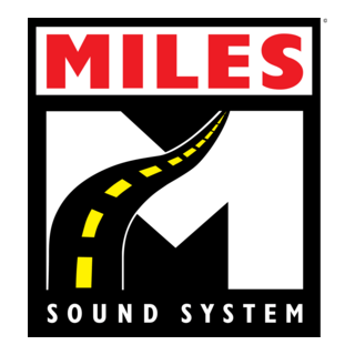 Miles Sound System Logo PNG Vector