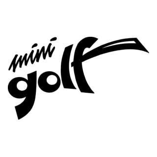Mini Golf Logo PNG Vector