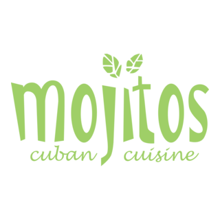 Mojitos Cuban Cuisine Logo PNG Vector