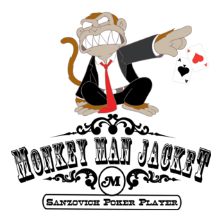 Monkey Man Jacket Logo PNG Vector