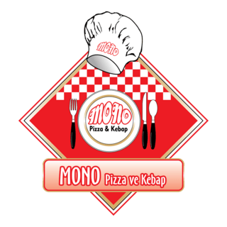 mono pizza Logo PNG Vector